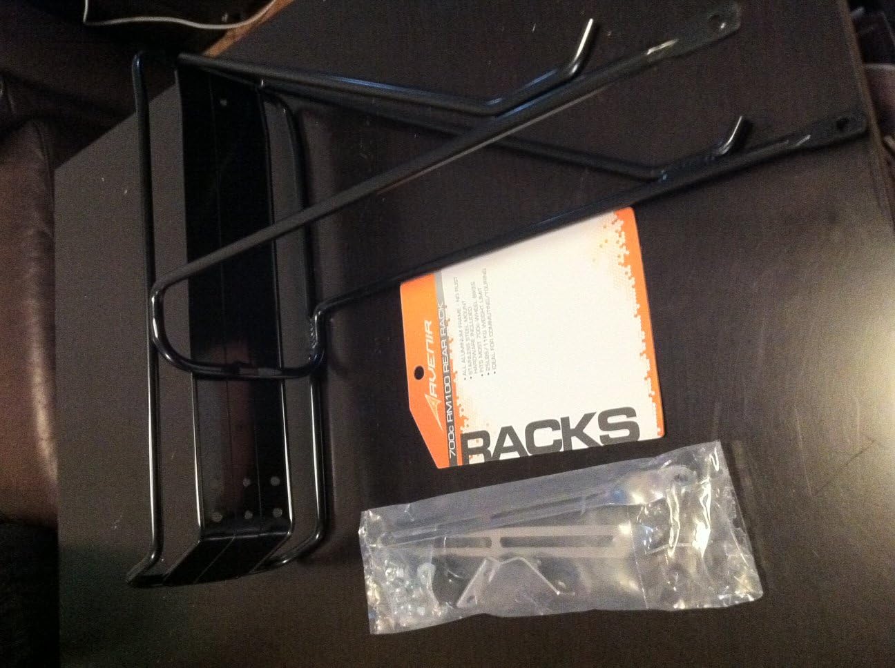 Avenir Rear Road Bike Rack (Black, 700c)