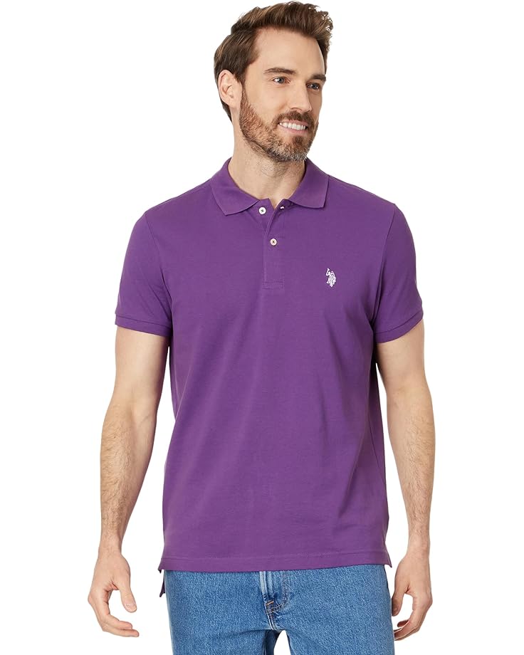 U.S. POLO ASSN. Slim Fit Solid Pique Polo Shirt - Main View