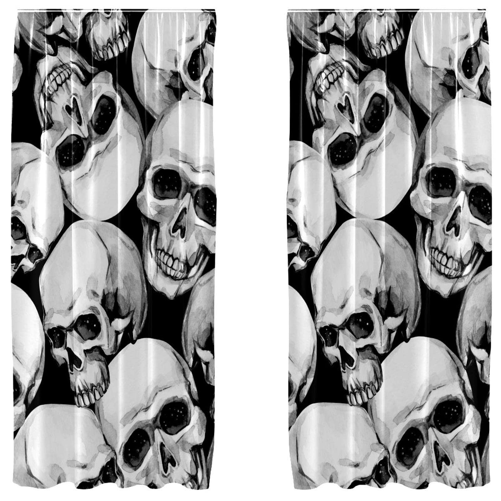 Rideaux occultants pour bloquer la lumière du jour motif punk