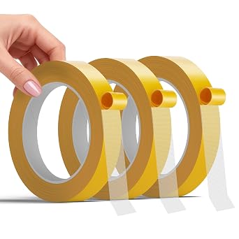 Hem Tape for Pants, 3/4 in 33ft 3 Rolls Double Sided Fabric Tape