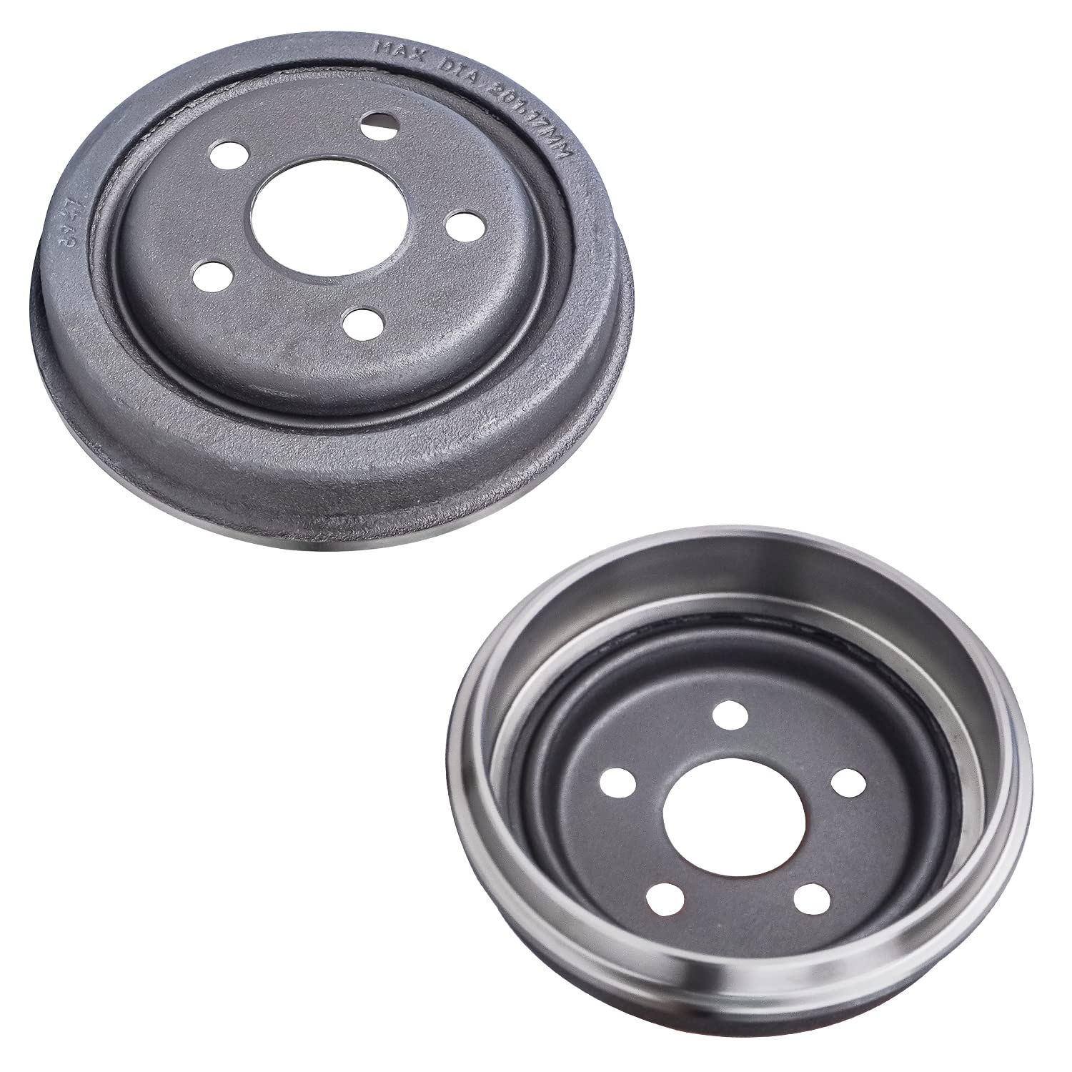 Detroit Axle - Rear Brake Drums for Dodge Neon Aries Charger Shadow Daytona