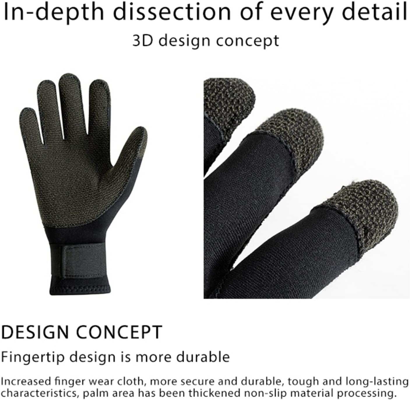 Scuba Tank Kit, 3MM Neoprene Swimming Gloves Snorkeling Diving Equipment Keep Warm Anti Scratch Spearfishing Kayaking Surf Gloves for Underwater Work/Underwater Recreation