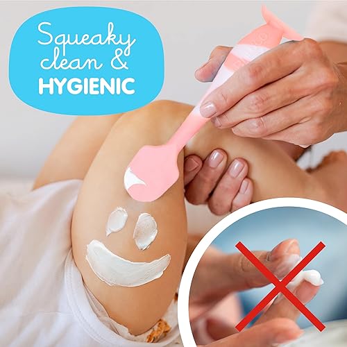 Miniatura 2 de Bumco - Espátula de crema para pañales cepillo para bebé para pasta de glúteos aplicador de crema para pañales para bebé espátula para glúteos