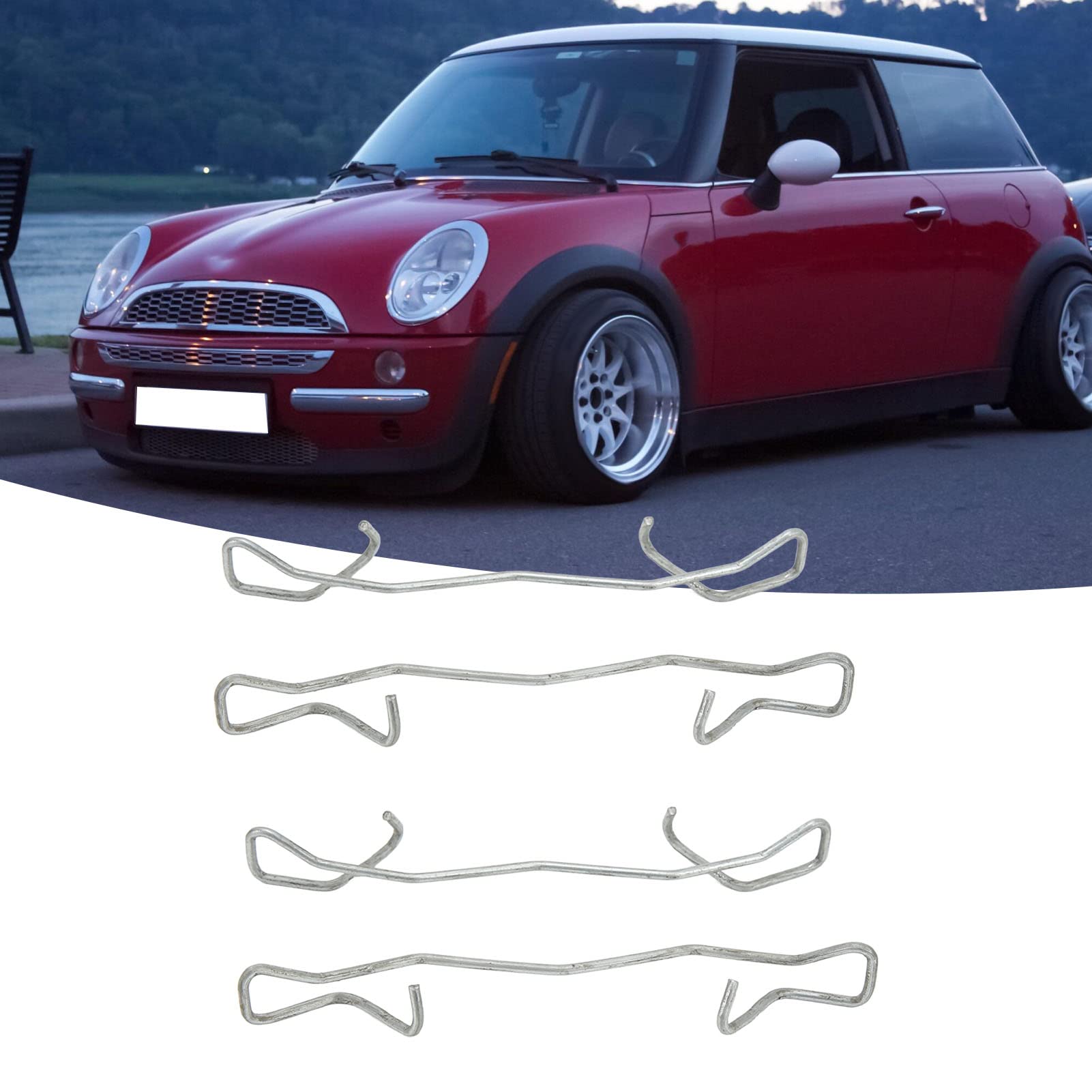 FIRSTXIU Bremsbelastungsfeder 0009937807 - Hintere Bremse Für Mercedes C-Klasse W205 & GLC