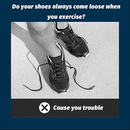 Miniatura 2 de Cordones elásticos sin atar, cordones de zapatos con hebilla automática giratoria, hebillas de bloqueo de cápsula de metal, cordones de zapatos sin