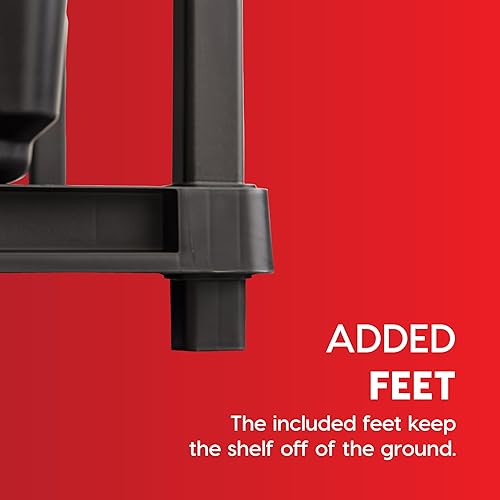 Miniatura 6 de IRIS USA - Estantes de almacenamiento de plástico profundo extra resistentes, capacidad de 800 libras, 57 pulgadas de alto x 36 pulgadas de ancho x