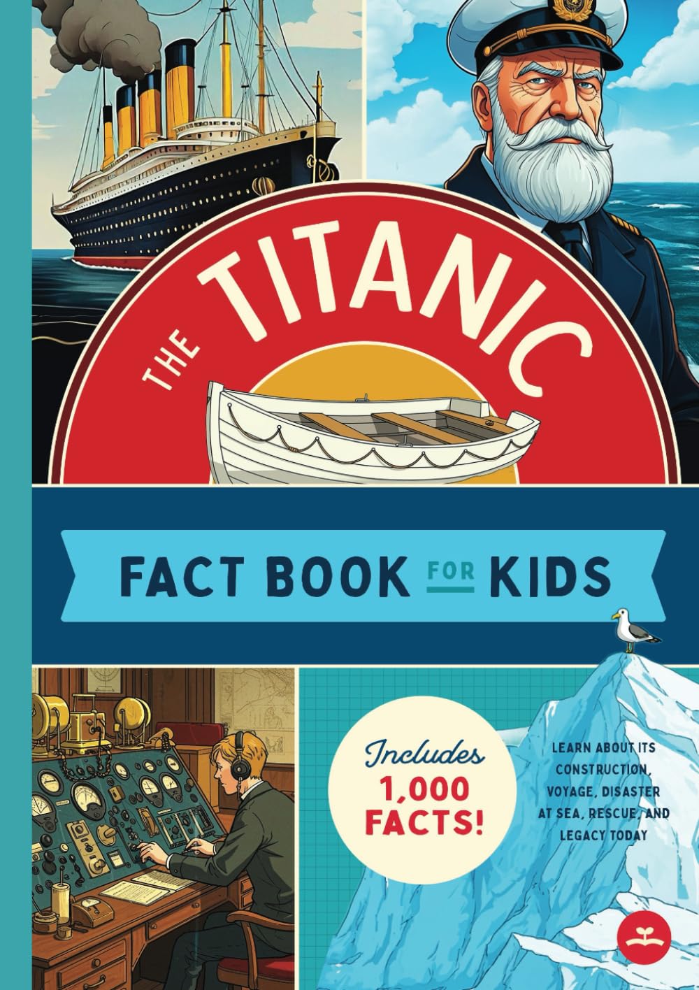 The Titanic Fact Book for Kids: A Book of 1,000 Facts About the Titanic for Kids! Includes Bonus Glossary and Timeline (Titanic Book for Kids Ages 7-10)