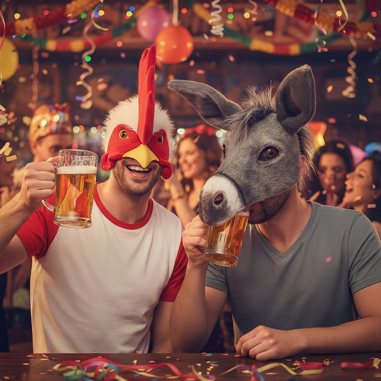 Boland – Maschera di peluche per adulti, maschera robusta per costumi, carnevale, feste a tema o Halloween