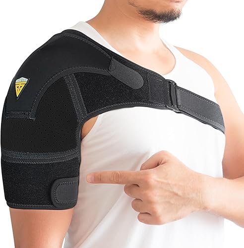 Miniatura 9 de Soporte de hombro para puño rotador desgarrado Alivio del dolor de hombro, apoyo y compresión Envoltura de manga para estabilidad y recuperación