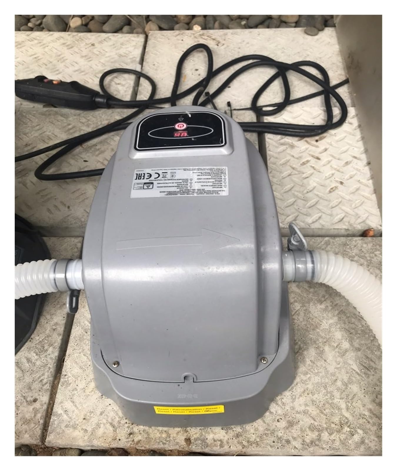 Calentador DE Piscina con Control Digital, for Trabajos en Piscinas de 400-4500 gal/1520-17035 l, Filtro 1000 GAL/h (3785 l/h) - Termoflujo