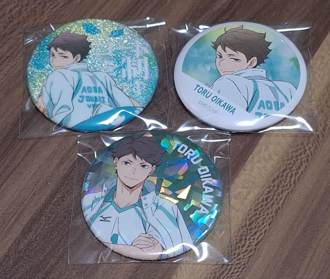 ハイキュー!! スクエア缶バッジ 及川徹｜ホビーの総合通販サイト  