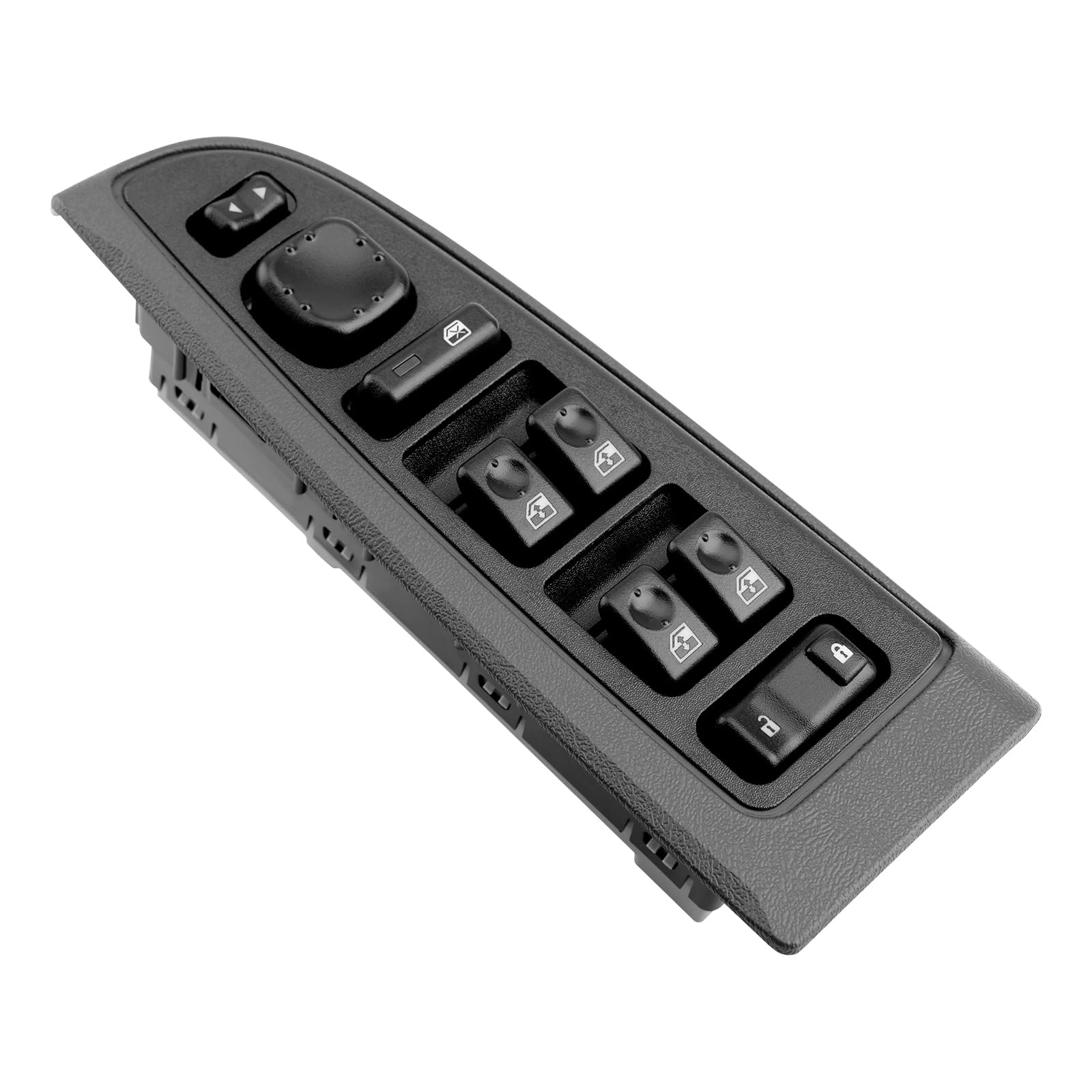 15883323 Master Power Window Switch & Panel Assembly Door Lock Control Bezel, Compatible with 2003-2008 Chevy Avalanche Silverado Tahoe, GMC Sierra