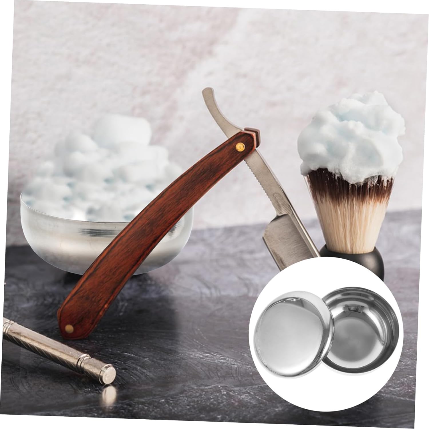 Shave Soap Bowl Shaving Mug Tallow Shave Soap Cup Men's Shaving Bowl Set