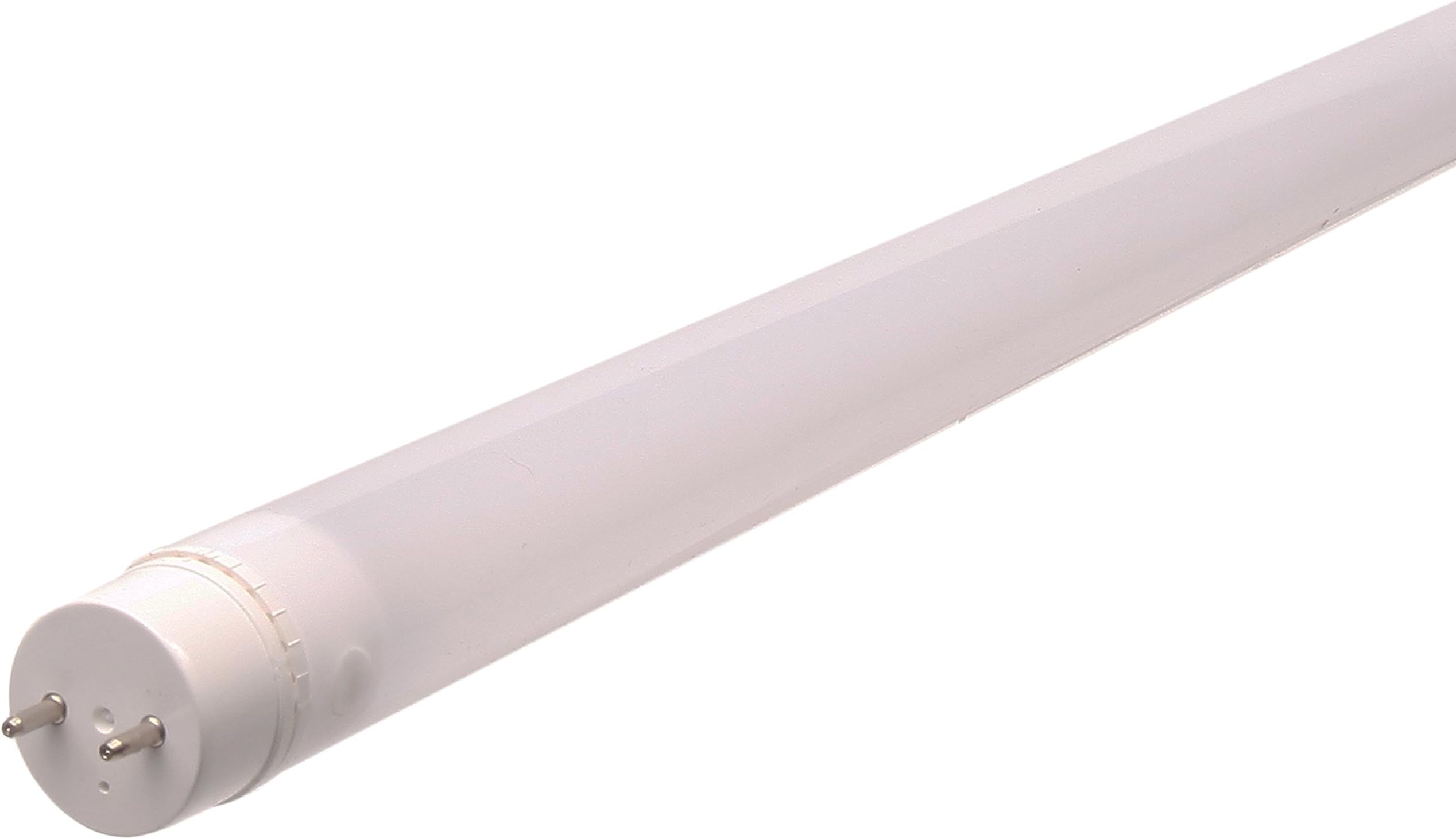 ELB Electronics LEDT8-17-830-B-FHF 4-Pack Plug and Play LED T8, 4', 17W, 3000K (Warm White), T8, T12 Ballast Compatible, Frosted Lens, ETL and DLC Qualified, Rotatable Ends, White (Pack of 4)