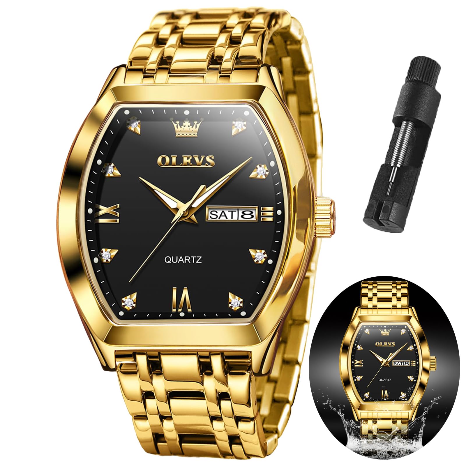 OLEVS Mens Watches Luxury Business