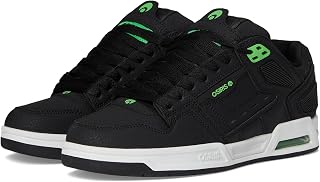 Men's Peril Skate Shoe, Black/Black/Green, 13
