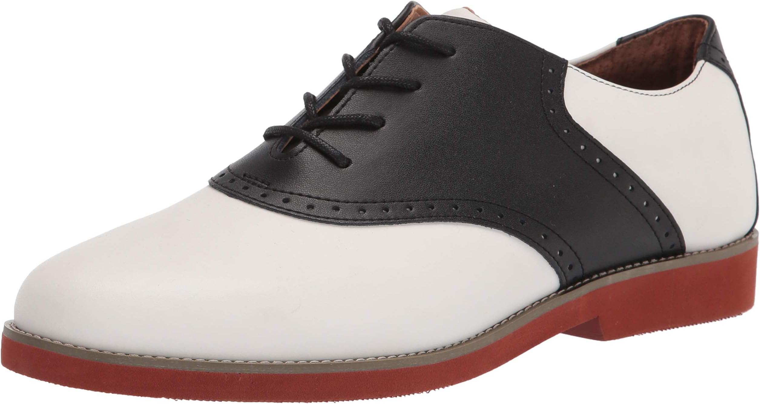 SCHOOL ISSUE Women's Upper Class Saddle Oxford School Uniform Shoe