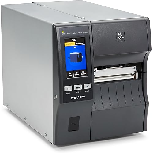Zebra ZT231 Thermal Industrial Printer 4"| 203 DPI | No Ink Required | USB, Serial, Ethernet | Touch Color LCD | 1 Year Warranty | Thermal Transfer