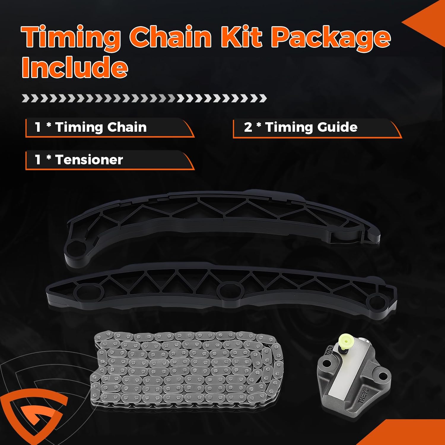 Engine Timing Chain Kit Compatible with Kia Sportage/Optima, Fit for Hyundai Sonata 2.0 2.4, 2011-2019, Replaces# 24410-2G810, 24321-2G111, 24420-2G101, 24431-2G101