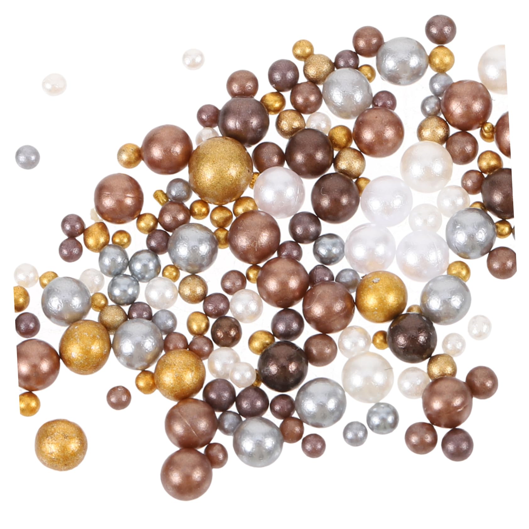 FRCOLOR DIY Nail Art Pearls Small Nail Charms Pearl Decorations Manicure Store Supplies