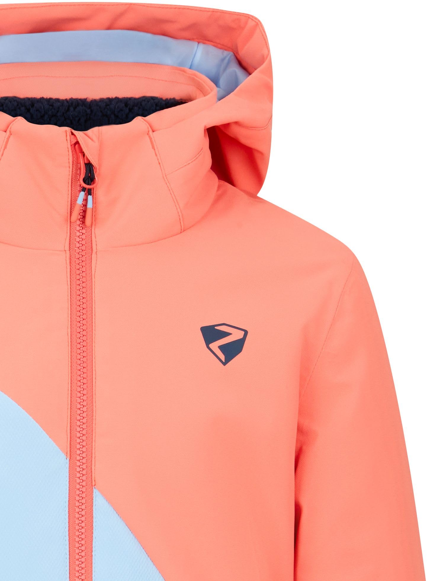 Ziener Avine-z Chaqueta de esquí/chaqueta de invierno | cálida, transpirable e impermeable Niñas (Pack de 1)