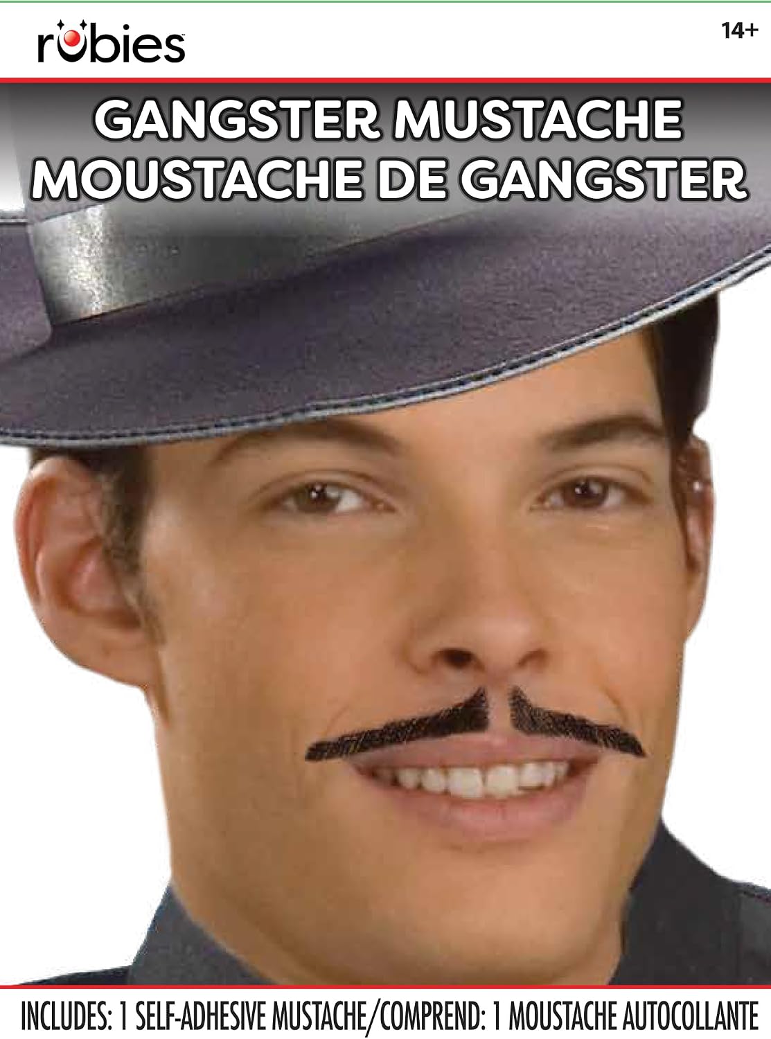 Forum Novelties Men's Human Hair Gangster Mustache