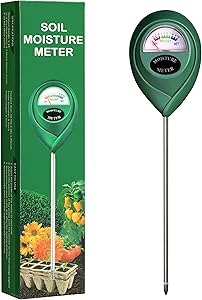 iPower Soil Moisture Meter, Plant Water Monitor Hygrometer Sensor for Garden, Lawn, Farm Indoor & Outdoor Care