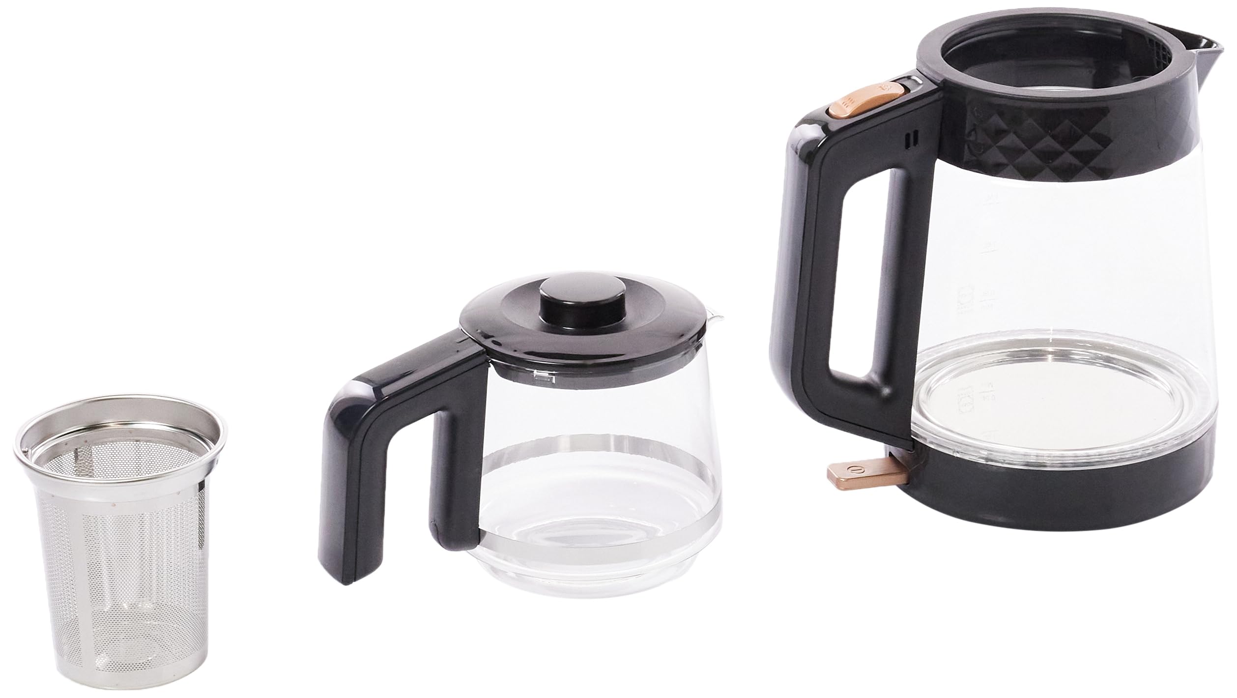 Arzum AR3101 Gusto Teemaschine, 1700 Watt Elektrischer Teebereiter mit 1,9 Liter Wassertank und 1,2 Liter Glaskanne, Warmhaltefunktion und Doppelheizsystem