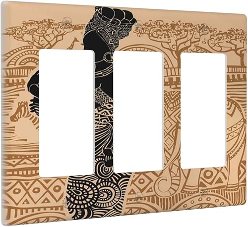 Miniatura 67 de Cubierta de Placa de Pared de 2 Pandillas de Mármol Abstracto, Placa Frontal de Interruptor de Luz Eléctrico Decorativa en Azul Marino y Oro