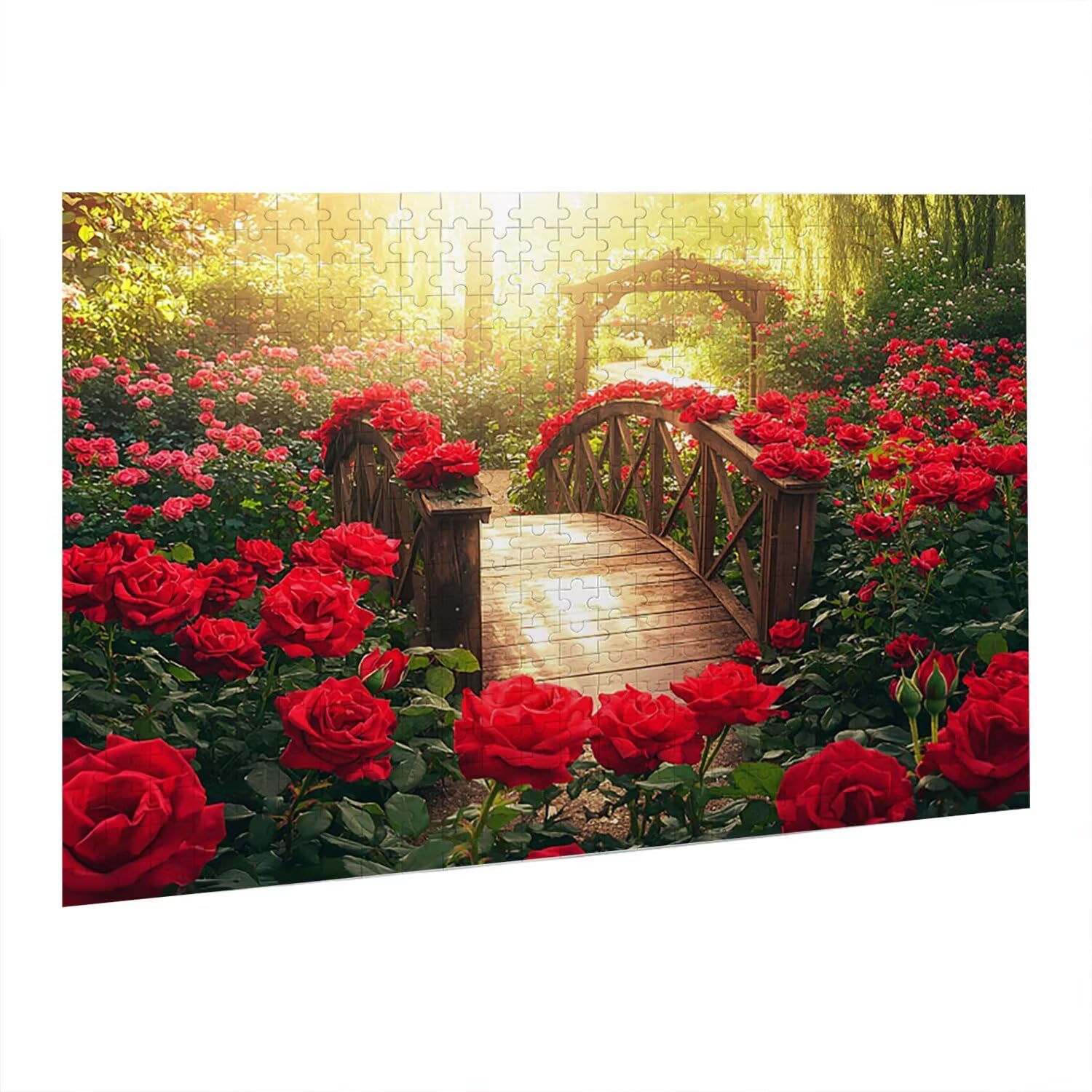 Jigsaw Puzzle, 6000 Pezzi Puzzle Classici, Giardino Puzzle Rilassamento Intelligence, Mpossibile Difficile Puzzle Impegnativo per Adulti Puzzle Gioco Familiare, Regalo per Amore Amico Rosa fr0-946