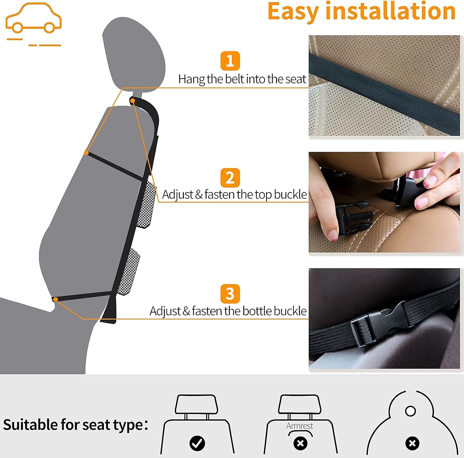 POJAGU 2 Pack Backseat Car Organizer Kick Mats with 10” tablet Holder, 10 Storage Pockets, Foldable Durable Back Seat Protector for Kids, Toddlers, Car Travel Accessories : Automotive