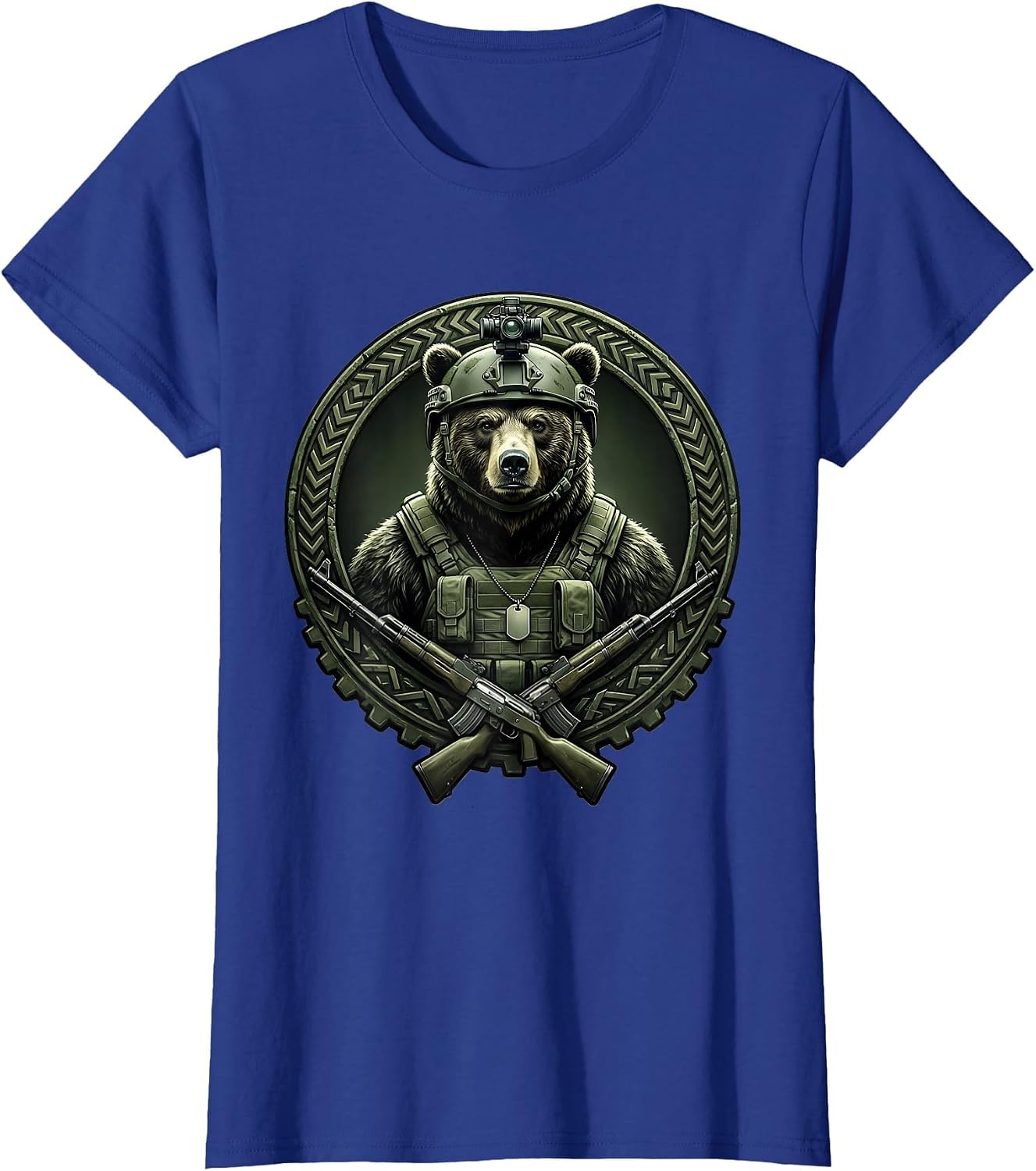 Tactical Bear Military Gear Graphic T-Shirt
