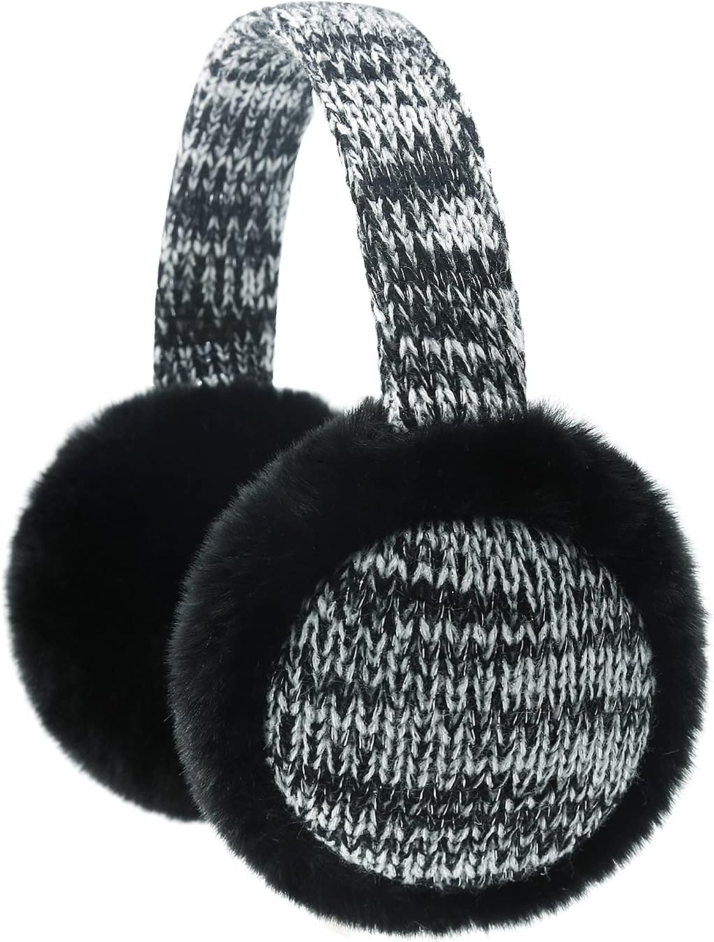 Winter Ear Muffs For Kids Warm Furry Knit Girls Earmuffs Boys Baby Plush Toddler Ear Warmers Outdoor Ear Covers