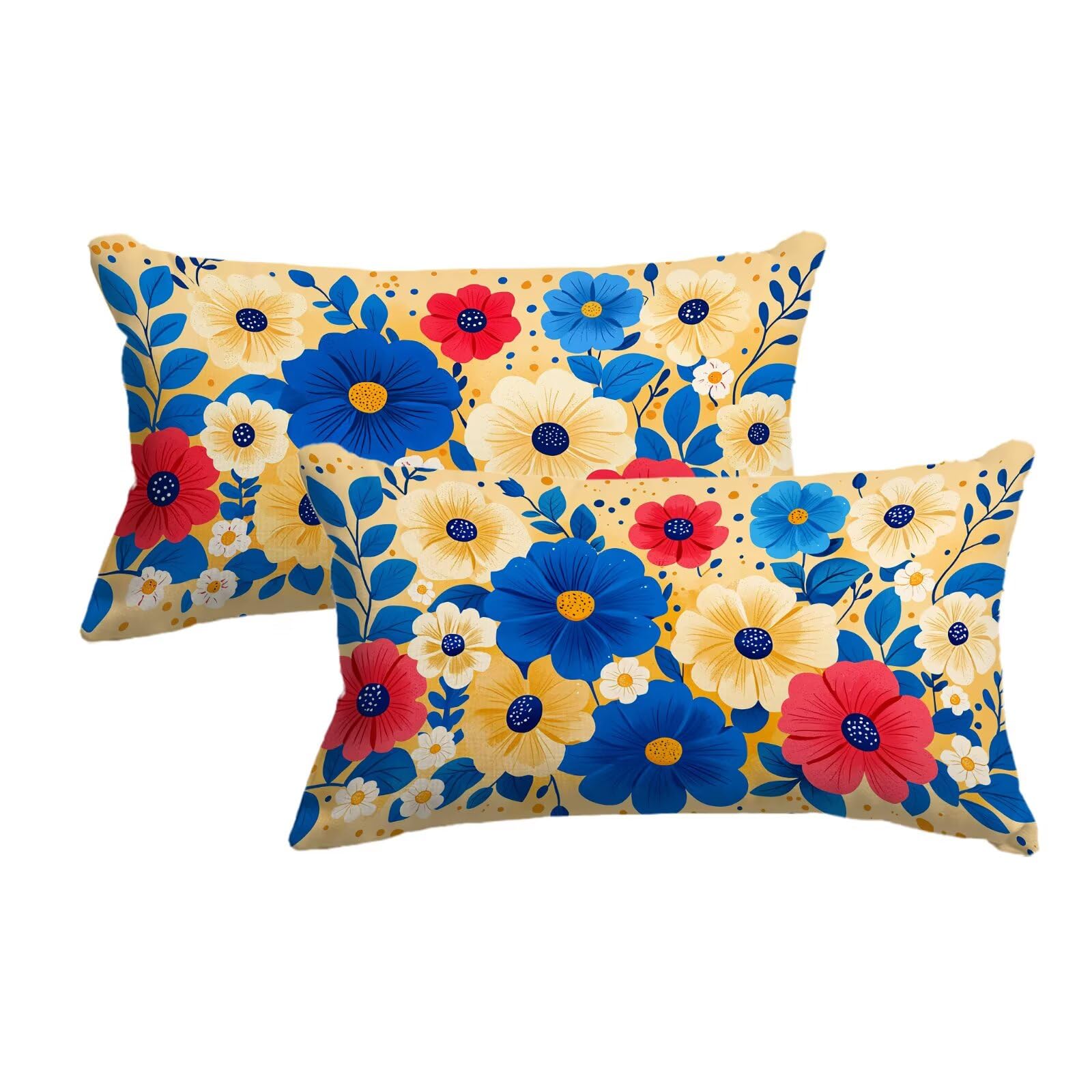 Housse coussin exterieur fleur impermeable fini les coussins mouilles 40x80