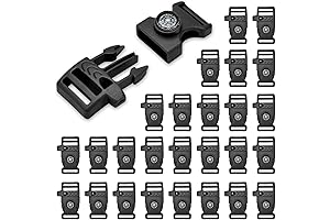 Black Paracord Buckle Set for All Your Outdoor Adventures