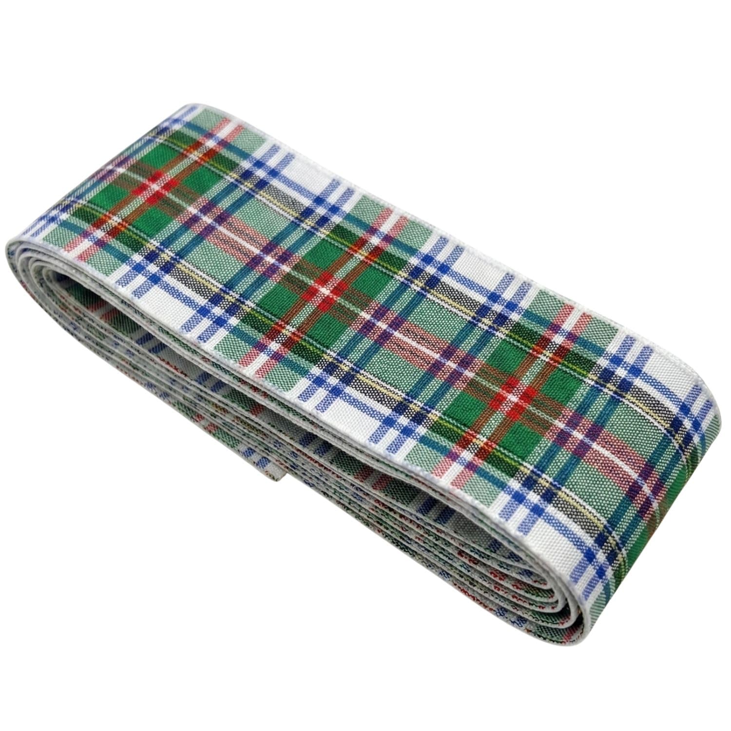 Dress Stewart Tartan Ribbon 40mm x 3m - Woven Reversible Yarn-Dyed