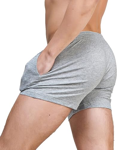 Miniatura 3 de Pantalones cortos de pijama para hombre con bolsillos