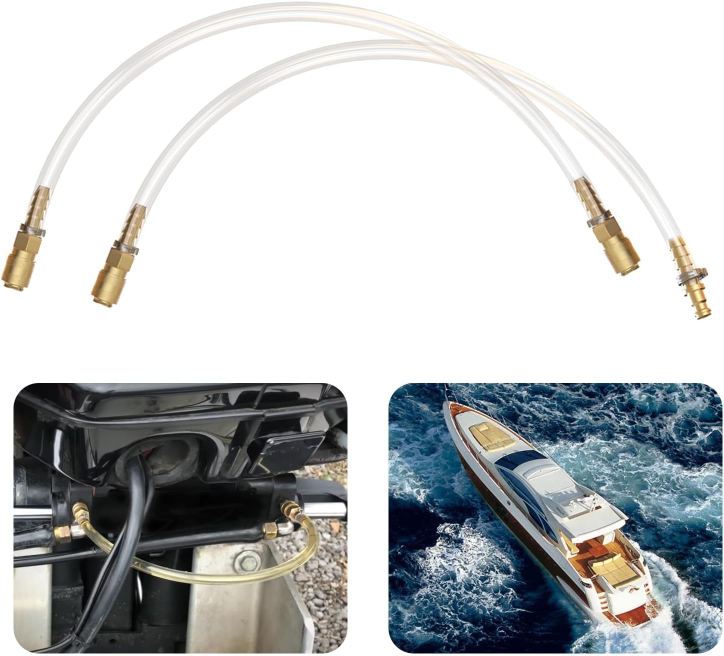 Seastar Hydraulic Steering Bleed kit Boat Toolfor Sea Star Hydraulic Steering Fluid Filler Tube Kit, ​Used for All Boat Types Including Outboard,​ Hydraulic System Refilling Tool