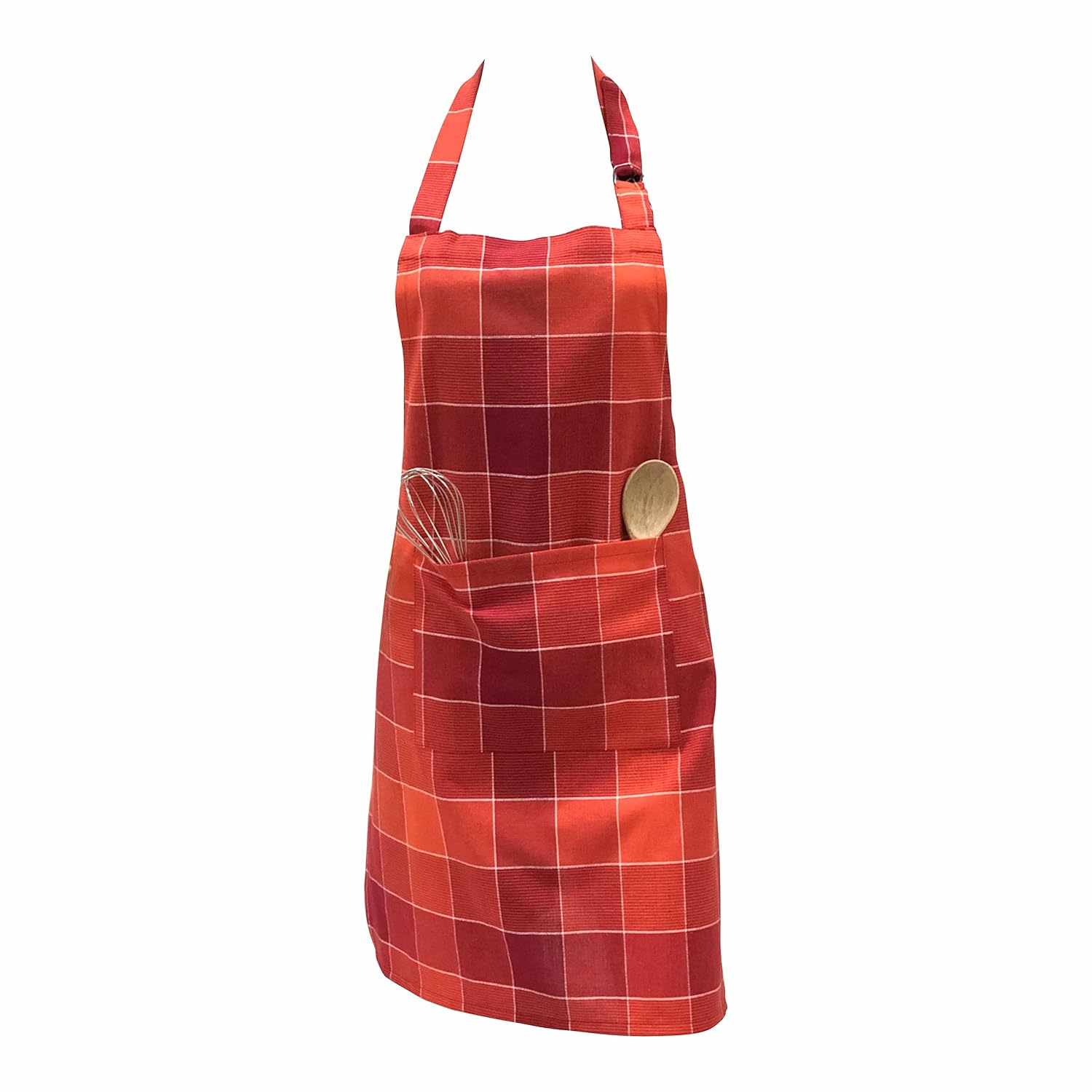 PIXEL HOME © Cotton Kitchen Apron with Adjustable Neck Strap and ties with Centre Pocket (pack of 1) PIXEL HOME © Cotton Kitchen Apron with Adjustable Neck Strap and ties with Centre Pocket (pack of 1)