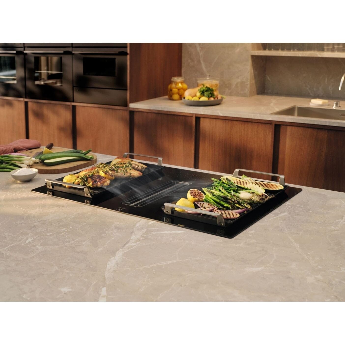 Electrolux Plancha Grill 2.0 Easy2Clean Keramik-Antihaftbeschichtung Hitzeverteilung Backofen Herd E9HHPG11