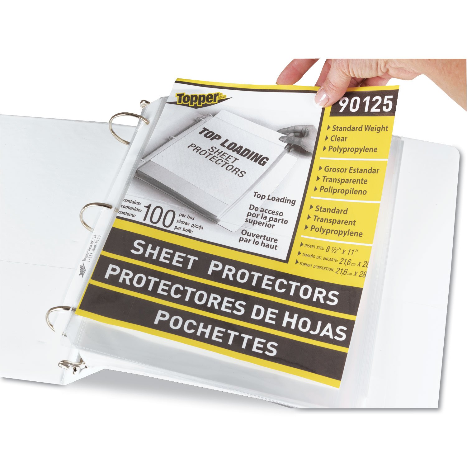 C-Line Top-Load Polypropylene Sheet Protectors, Standard, Letter, Clear, 2", 100/box