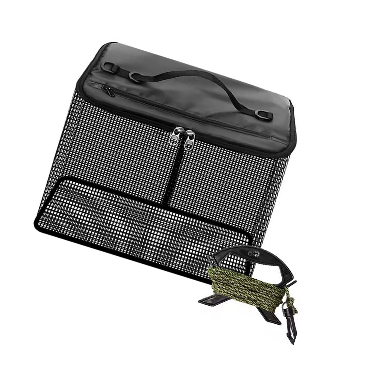 Ljmyy Portable Quick Drying Fishing Holder With PVC Fabric And Floating Ability For Freshwater Saltwater Angling 28L Size