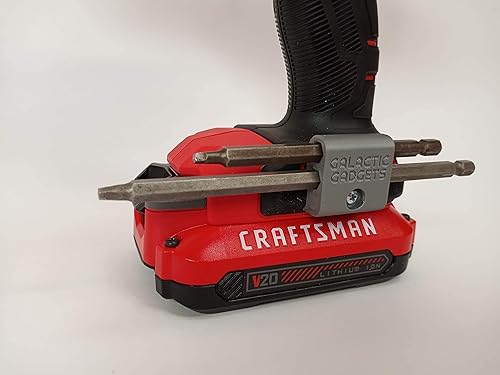 Miniatura 11 de Soporte magnético de broca larga para Dewalt 20V, sostiene de forma segura brocas largas y cortas - Galactic Gadgets (amarillo)