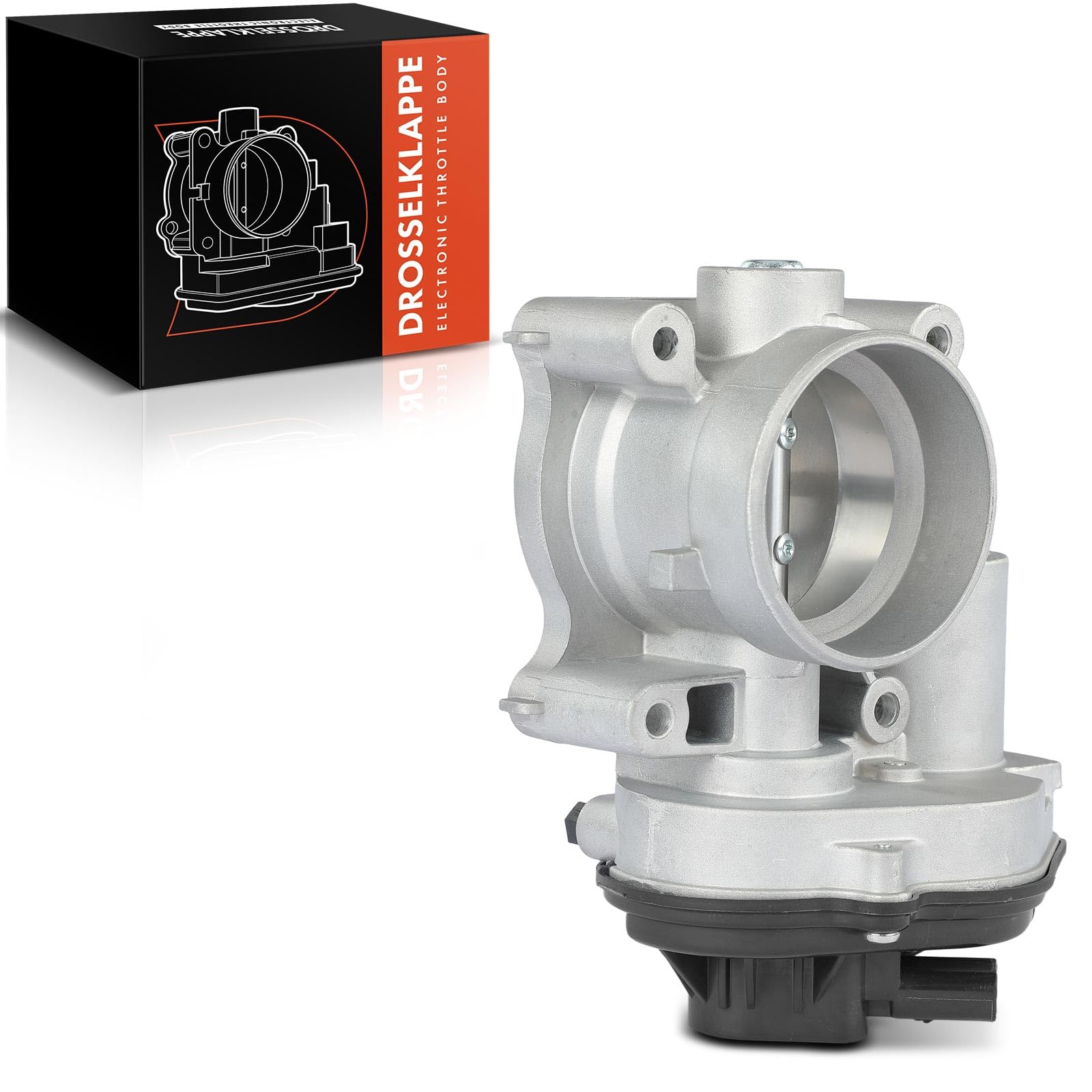 Frankberg Valvola dell'acceleratore Benzina Compatibile con Focus C-Max DM2 1.8L Focus II Turnier DA DS FFS 1.8L Mondeo IV Turnier BA7 2.0L S-Max WA6 2.0L Focus II Cabriolet 2.0L 4M5G9F991FA