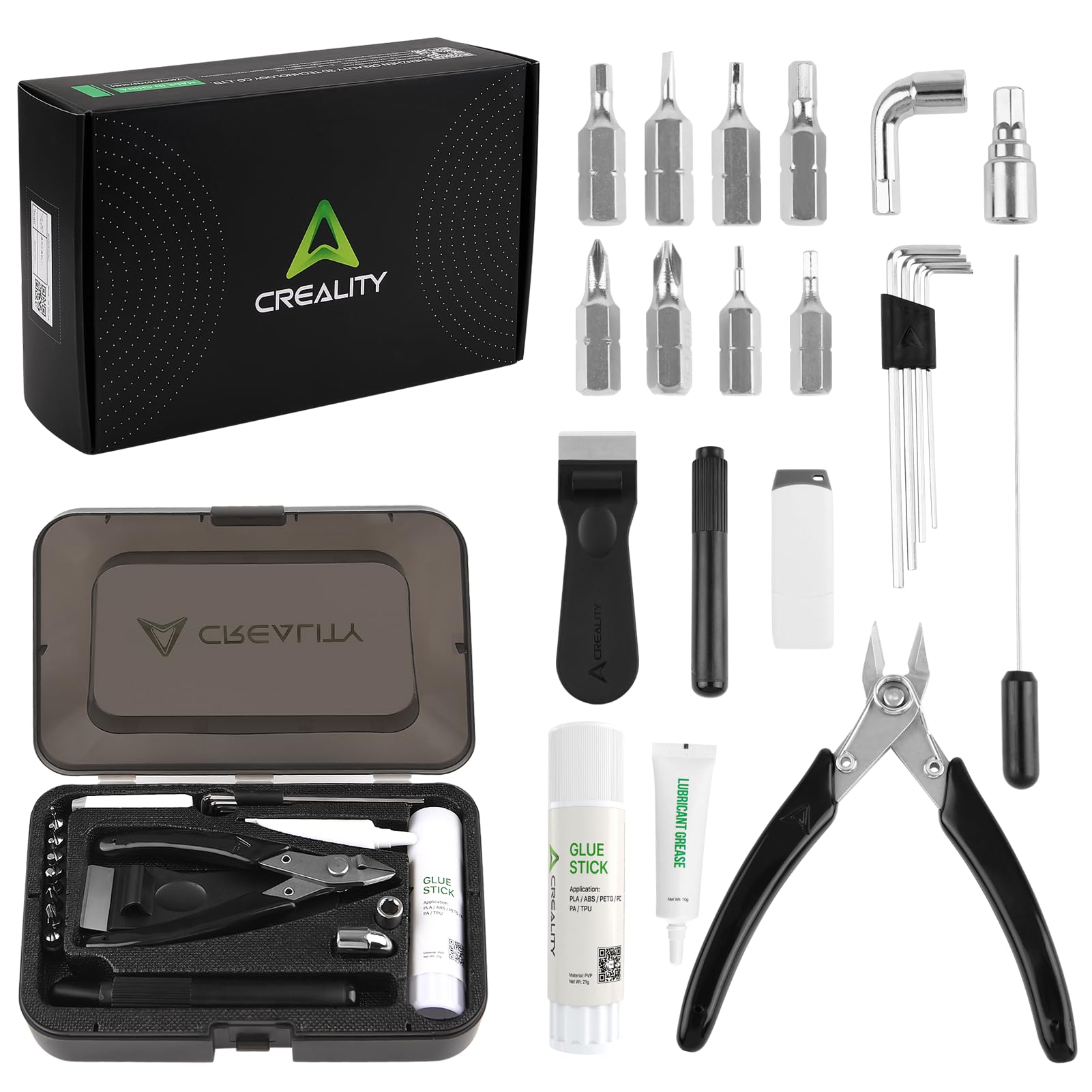 Creality 3Dプリンター ツールキット & K1C専用パーツ & 除湿機 Amazon.com: Creality Official General Tool Box Kit 3D Printer Tool