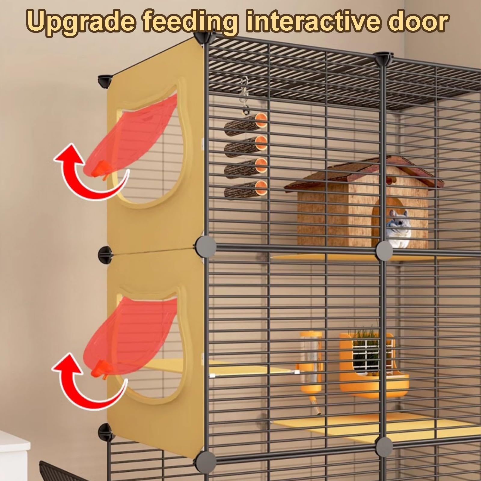 Amazon.co.jp: 3段式小動物ケージ 成体ラット フェレット チンチラ