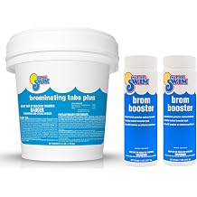 In The Swim Bromine Booster and Bromine Plus Tablets Bundle 2 2 Pound Brom Booster and 3.5 Pound Bucket of 1-inch Bromine Plus for Spas & Hot Tubs