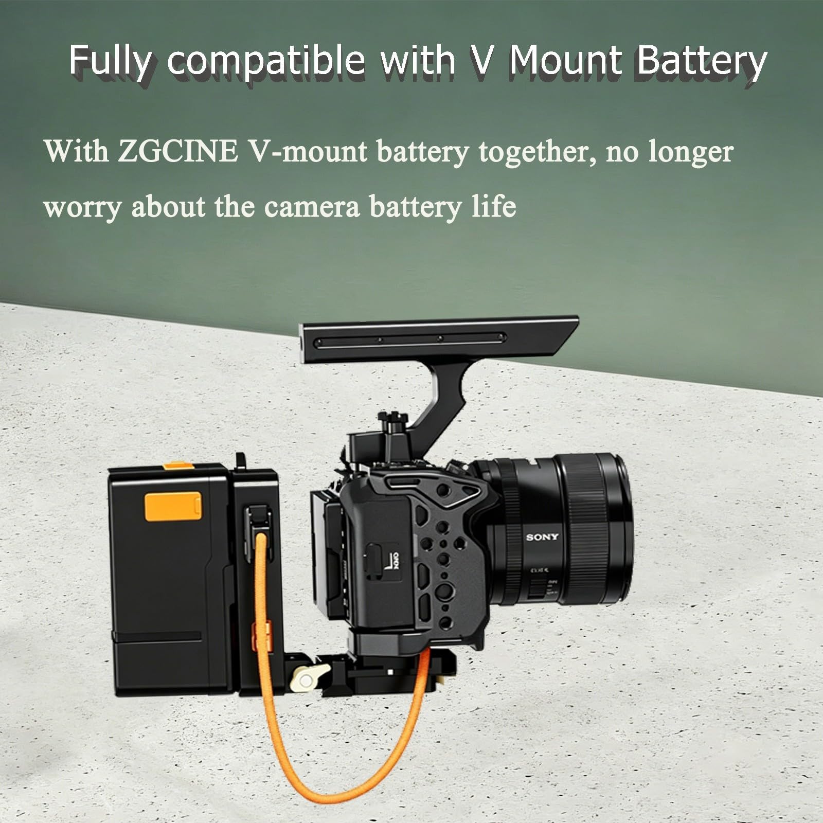 ZGCINE D-Tap a NP-FZ100 Batteria Fittizia per Sony, Connettore D-Tap Ruotabile a 180°, Uscita Regolata a 8.4 V, Compatibile con Sony A7IV A7III A7SIII A7RV FX3 FX30 A7CII A6700 ZV-E1 ZV-E10II A1 A9III