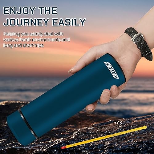 Miniatura 10 de Enfriador de bolígrafos de insulina 48H, estuche de viaje aprobado por la TSA para medicina diabética, enfriador de viaje portátil de insulina, azul