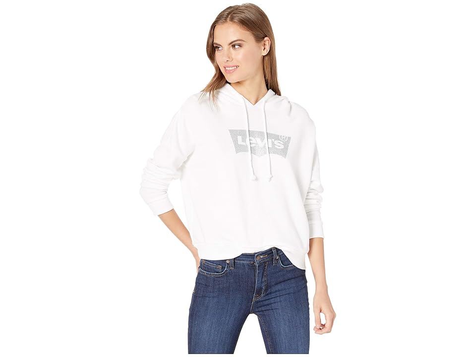 UPC 887035000416 product image for Levi's(r) Womens Graphic Track Hoodie (Housemark/Embellishment White) Women's Sw | upcitemdb.com